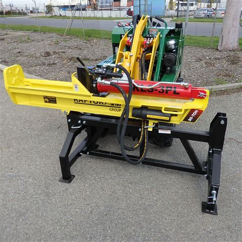 log splitter for mini skid steer|loader mounted screw log splitter.